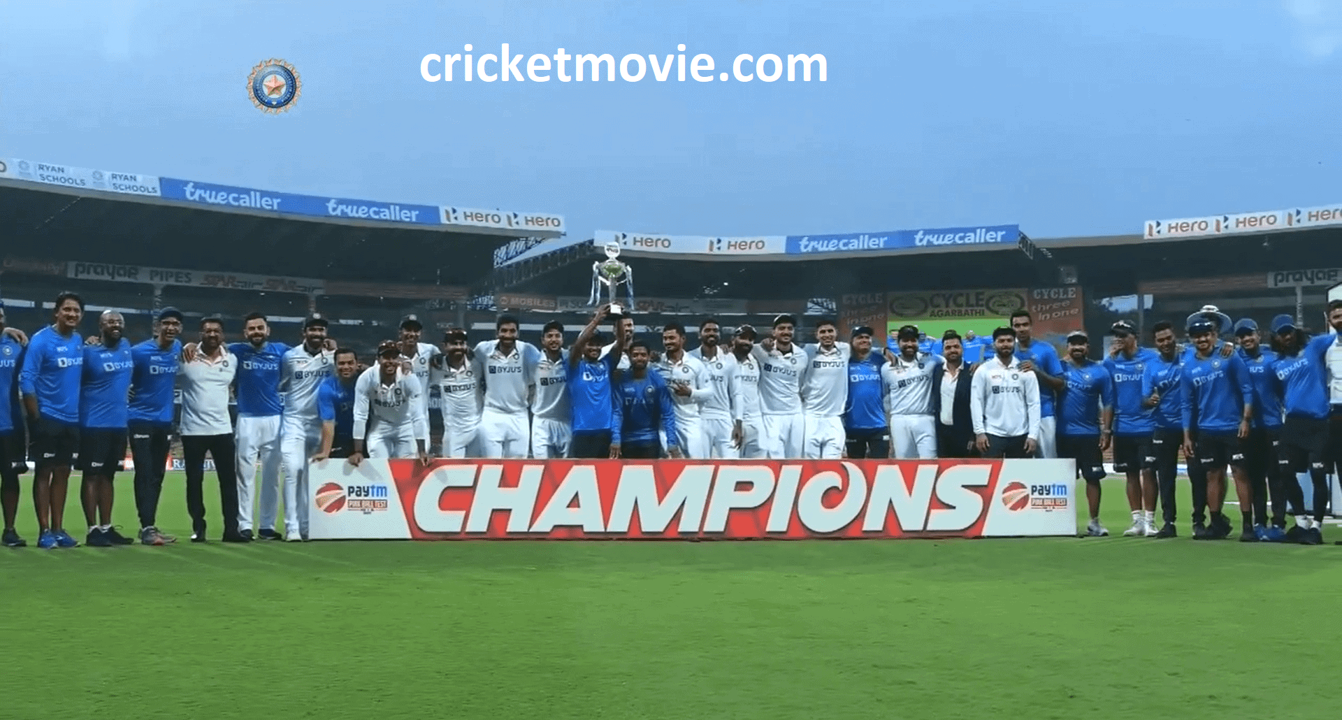 Team India won Test Series-cricketmovie.com