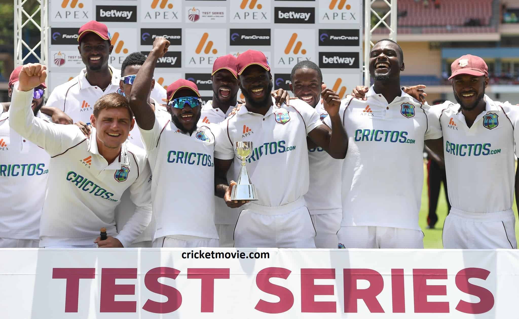 West Indies won Test Series against England-cricketmovie.com