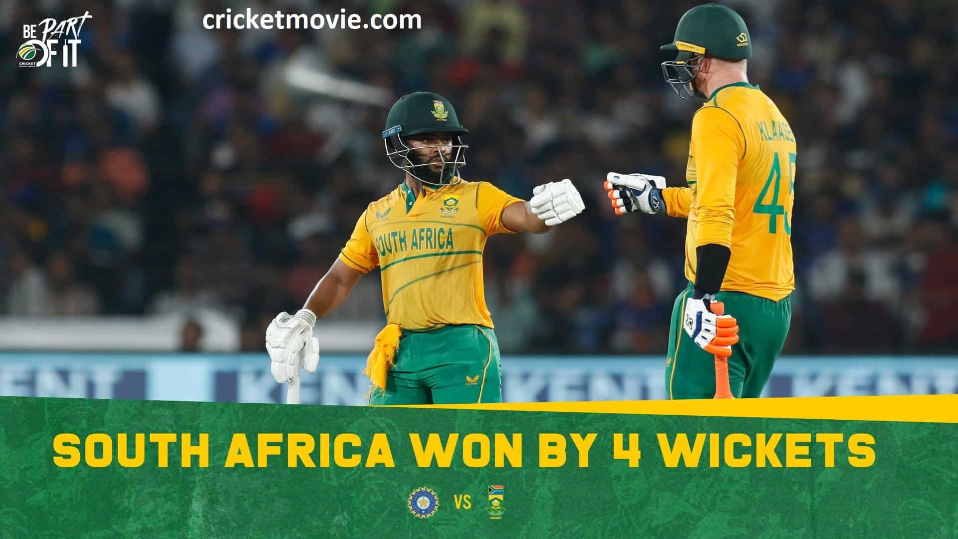 Back to back defeats for Team India against South Africa-cricketmovie.com