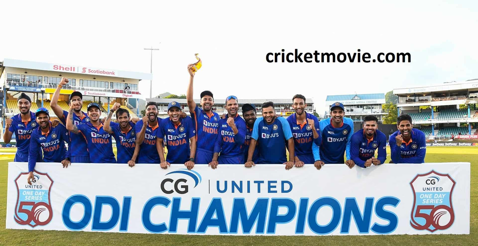 Team India clean sweeps West Indies in ODI's-cricketmovie.com