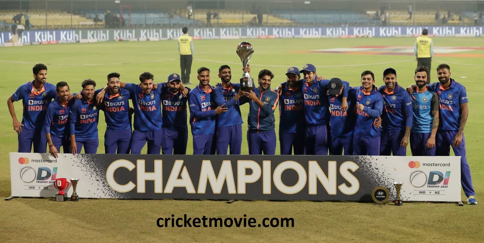India clean sweeps New Zealand in ODI series 2023-cricketmovie.com
