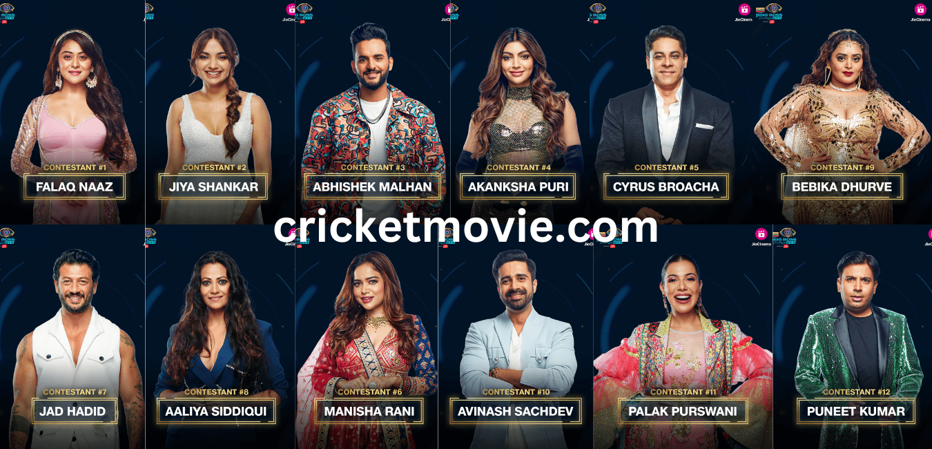 Bigg Boss OTT 2 Contestants-cricketmovie.com