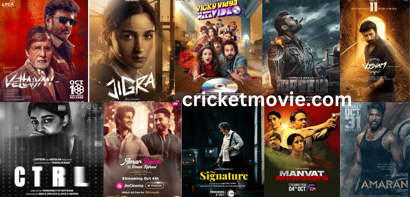 October 2024 releases-cricketmovie.com