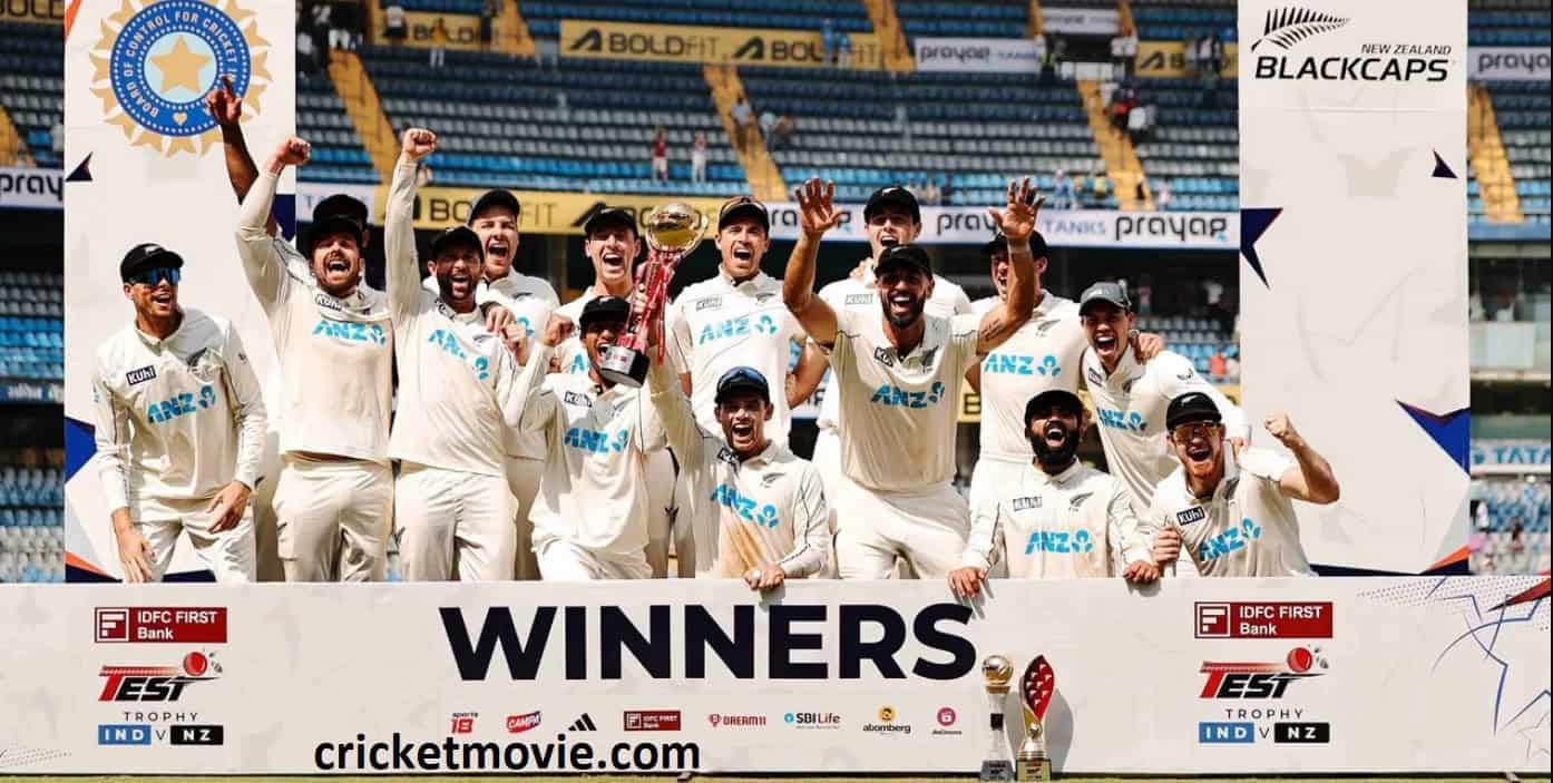 New Zealand whitewashed Team India in Test Series-cricketmovie.com