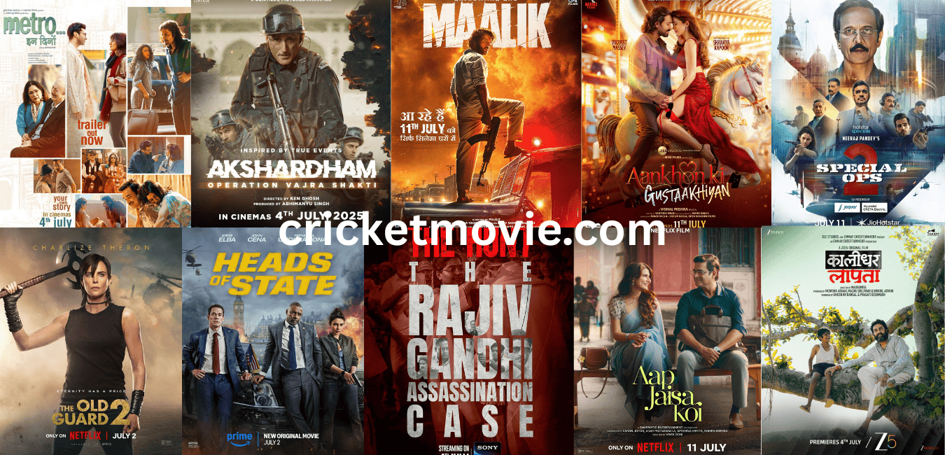 July 2025 releases-cricketmovie.com