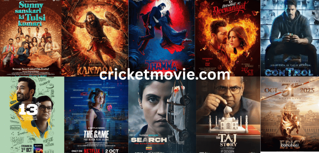 Confirmed list of movies and web series releasing in October 2025 on ...