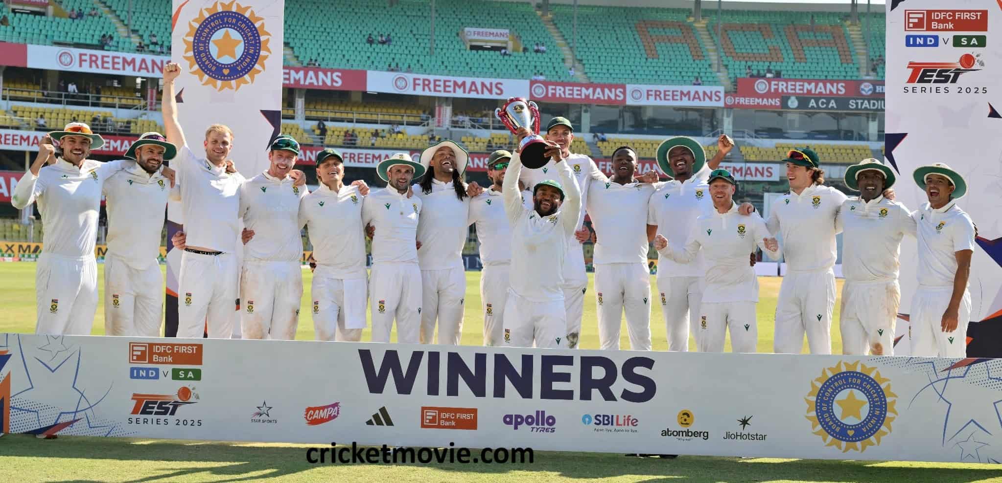 South Africa Clean Sweeps Team India in Test Series-cricketmovie.com