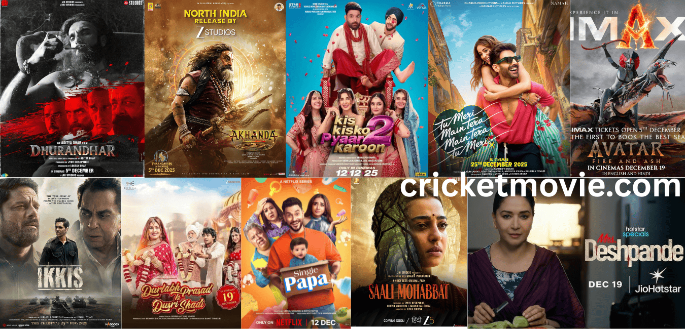 December 2025 releases-cricketmovie.com